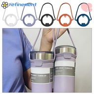 REFINEMENT 2Pcs Insulated Tumblers, Keep Drinks Hot Cold Dia 85 to 100mm Water Bottle Handle, Leakpr