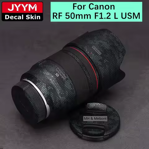 Decal Skin For Canon RF 50mm F1.2 L USM Vinyl Wrap Anti-Scratch Film Camera Lens Protective Sticker 