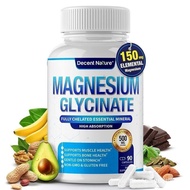 Magnesium Glycinate 500mg Magnesium  90 Capsules EJ6Y