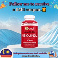 Qunol Mega CoQ10 Ubiquinol 100mg Superior Absorption Cellular Energy Support 120ct