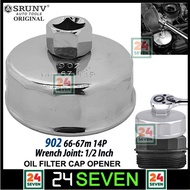 902 Srunv Oil Filter Opener Housing Cap Stainless Steel 902 66-67mm 14p Oil Filter Cap Wrench BMW, A