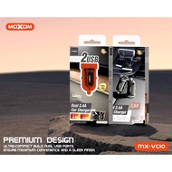 MOXOM MX-VC10 2.4A DUAL USB PORT IN CAR CHARGER ADAPTER