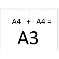 A3 ( 1 Pieces) Foto Print A3 A4 4R 3R 2R High Quality Cuci Gambar Kualiti Tinggi