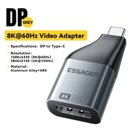 Essager Type C Video Adapters To HDMI 4K60Hz/4K30Hz Compatible With HD 8K DP/Mini DP 1080P VGA Type-