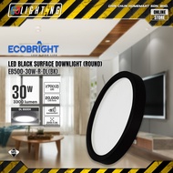 ECOBRIGHT LED (BLACK) SURFACE DOWNLIGHT [30W] 12" EB500-30W