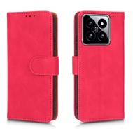 Vỏ bằng da nắp gập dây buộc sang trọng cho Xiaomi 14 Pro Vỏ Xiaomi 14 Pro 5g xiomi Xaomi mi 14pro Xi