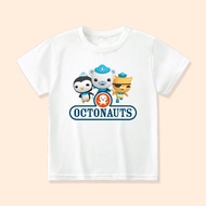 Octonauts Cartoon Children's T-shirt Tops for Boys Girls Unisex Custom Name OCT-02A