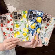 Summer Lemon Strawberry Flower Phone Case For Googel PIXEL 10 9 8 Pro 9A 8A 7A PIXEL10 PIXEL9 PIXEL8