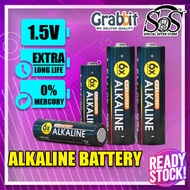 Grabbit Bateri - Bateri Alkalin - AA/AAA Battery 2pcs/pack Wholesale Factory Price Bateri Murah