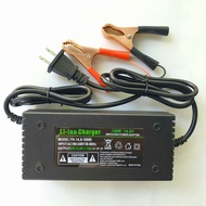 Bộ Sạc Pin Sắt 4S 14.6V 5A 10A  Giắc Kẹp Đỏ Đen tự ngắt khi sạc đầy có quạt tản nhiệt