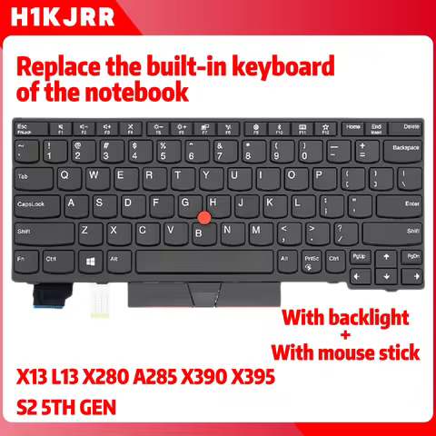 For Thinkpad Lenovo X13 L13 X280 A285 X390 X395 Keyboard S2 5TH GEN