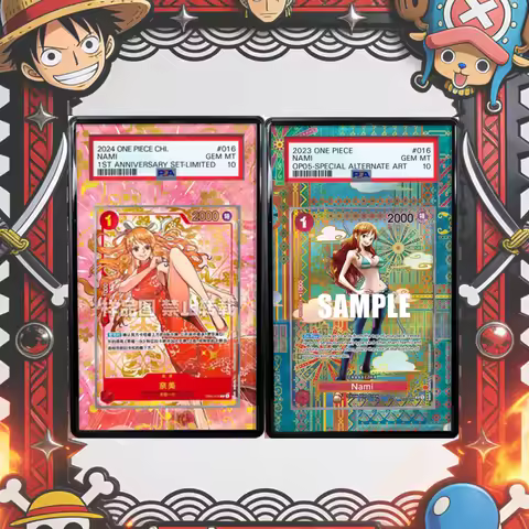 Monkey D. Luffy Card Extended Art Display Case for One Piece Opcg Luffy Zoro Sanji Nami Game Collect