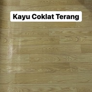 KARPET VINYL LANTAI IMPORT MOTIF KAYU / MARMER PERLAK WALLPAPER KERAMIK LANTAI VINIL UNTUK KAMAR