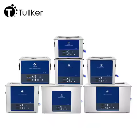 Tullker 3L 6L 10L 30L Digital Ultrasonic Cleaner Bath Jewelry Silver Glasses Engine Metal Lab DPF Ul