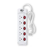 BLL รางปลั๊กไฟ 5 ช่อง 5 สวิตซ์ สาย 3 เมตร รุ่น Q77 (514719-449953010)