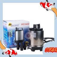 pompa celup air aquarium kolam recent rc 2400 stainless