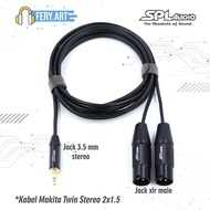 Jack HP ke mixer 2 Canon xlr SPL Audio