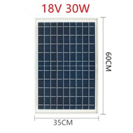 แผงโซลาร์เซลล์ solar panel cell 18V 15W/30W/50W/100W กันน้ำ