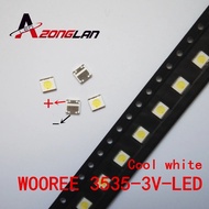 500PCS For WOOREE LED 3535 Light Beads Cool white 3V 1.85W LED LCD TV Backlight LED Backlight TV App