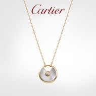18k gold necklace Cartier Cartier Amulette Series Rose Gold, Yellow Gold, Diamonds And Gemstones Small Necklace
