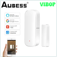 VIBOP Tuya Smart WiFi Zigbee Door Sensor Open Close Detector Smartlife App Control Notification Compatible With Alexa Google Home ABEPV