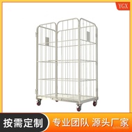 【TikTok】#Table Trolley Labor-Saving Truck Trolley Storage Cage Movable Utility Wagon Cart Four-Wheel Thickened Turnover