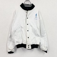 90年代松下電器體育場夾克，1996年亞特蘭大奧運古著，雙面黑白兩色，XL碼