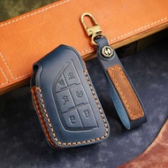 Cadillac Car Key Cover XT5/CT5/XT4/CT6 Suitable for Handmade Genuine Leather Protective Cases