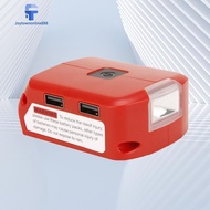 12V 2A Battery Adapter with LED Light Battery Connector 18V Power Source Battery Power Adapter for M
