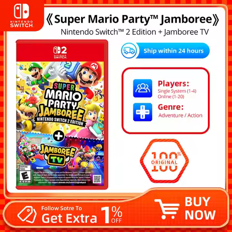 Super Mario Party Jamboree – Nintendo Switch 2 Edition + Jamboree TV - for Nintendo Switch 2 Game