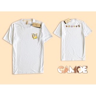 T-shirt Front Back UT Pokemon PIXEL Art Magikarp Psyduck Snorlax Pikachu Eevee Dragonite