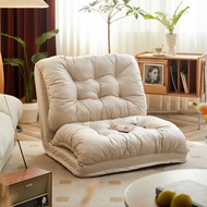 ST-🌊Lazy Sofa Reclining Sleeping Small Sofa Backrest Single Seat Chair Bedroom Tatami Chair Leisure Deck Chair EVTW