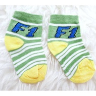 HIJAU F1 Green Baby Socks aged 0-6 months / Baby Socks / Children's Shoe Accessories - A.036
