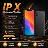 IP X Refurbished Used Smartphone 64GB 256GB Second Hand Phone Malaysia Delivery COD Installment Avai