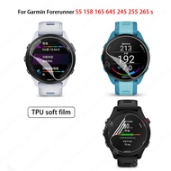 Anti-Scratch HD TPU Hydrogel Screen Protector For Garmin Forerunner 265 265s 255 255s 165 55 158 245