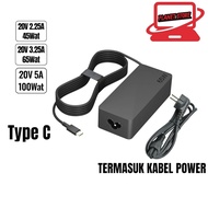 ADAPTOR CHARGER AXIOO MYBOOK HYPE 5 X3, R R5 R7 X8, HYPE 7 X8, 5 X6, Z6 USB C 20V 45W 65W 100W USB T