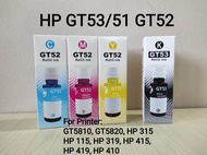 Compatible HP GT53XL GT53 GT52 Ink Bottle for Printer GT5810 GT 5820 HP 115, HP319, HP 419, HP 315, HP410 HP 415 HP Smart Tank 515 615 720 750