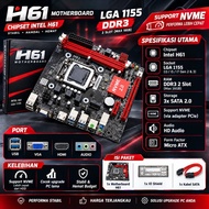 MOTHERBOARD H61 INTEL LGA 1155 ORIGINAL SUPPORT CORE I7 I5 I3 Motherboard PC Gaming