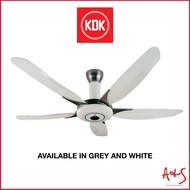 KDK 60" DC Ceiling Fan w/ Remote Z60WS