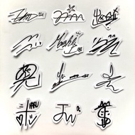 [kstuffind] TREASURE SIGNATURE STICKER TRANSPARENT TTD STIKER TANDA TANGAN TRANSPARAN MURAH