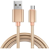 Kabel USB 6FT, Kabel Pengecas Android Berkelajuan Tinggi, Penyegerakan Jalinan Nilon Panjang dan Kor