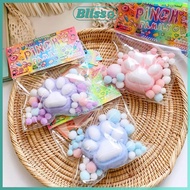 Blisso Mainan Squishy Cute Plush Cat Paw Squishy Toy Slow Rebound Squishy Hamster Mini Squeeze Toy C