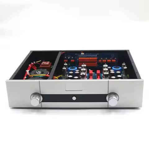 HiFi Remote Volume Control ECC83+6Z4 Tube Preamplifier Base On JP200 Preamp Circuit