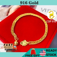 gold bracelet for women cop 916 gold bracelet for men gold bracelet emas korea bracelet 手链 916 gold 