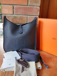 Tas Hermes Evelyne / Evelyn III 29 PM Bleu Nuit Asli / Ori / Authentic