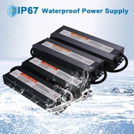 IP67 Waterproof Power Supply DC 12V 24V LED Outdoor Lighting Transformers Rainproof Driver for LED 60W 100W 150W 200W 300W 400W-ZIGUAE