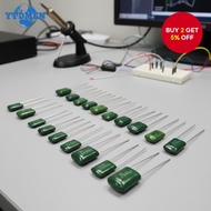 Polyester Film Capacitor Assortment 180PCS 100V 2A102J-2A822J 18Values x 10pcs 102 222 472 103 223 1