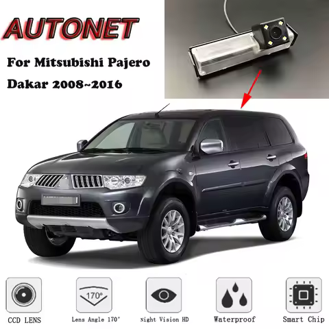 AUTONET Backup Rear View camera For Mitsubishi Pajero Dakar 2008~2016 CCD/Night Vision/parking Camer