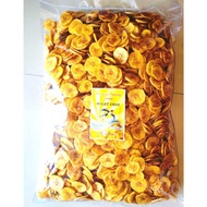 Banana Chips Sweet Honey Kepok Coin 1kg Sweet Soft Banana Chips Banana Crunch