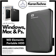 WD Elements USB 3.0 External Hard Drive 1TB External Hard Drive/ 500GB WD Elements USB 3.0